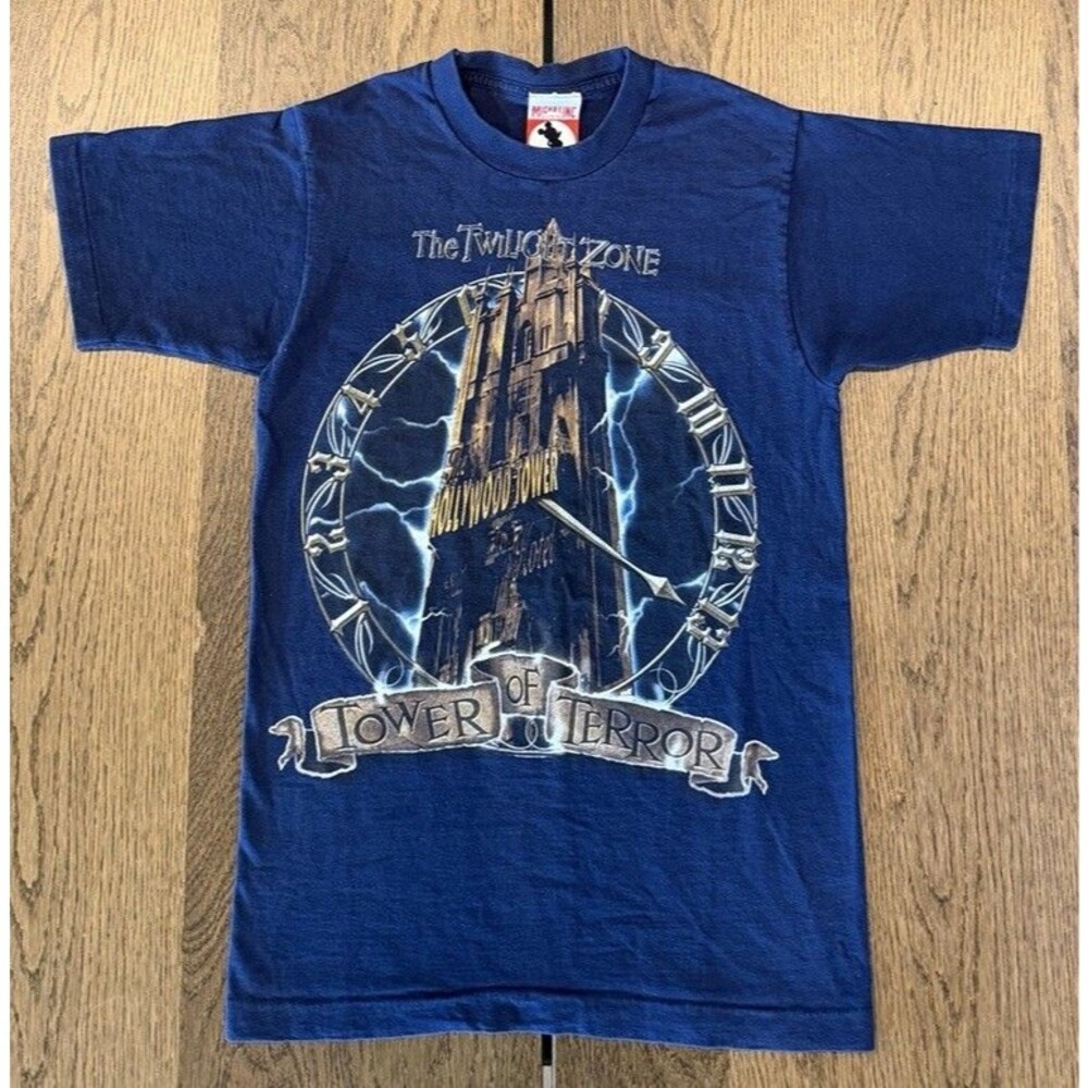 Vtg 90’s Mickey Inc Disney Twilight Zone Tower Of Terror Men’s S Single Stitch